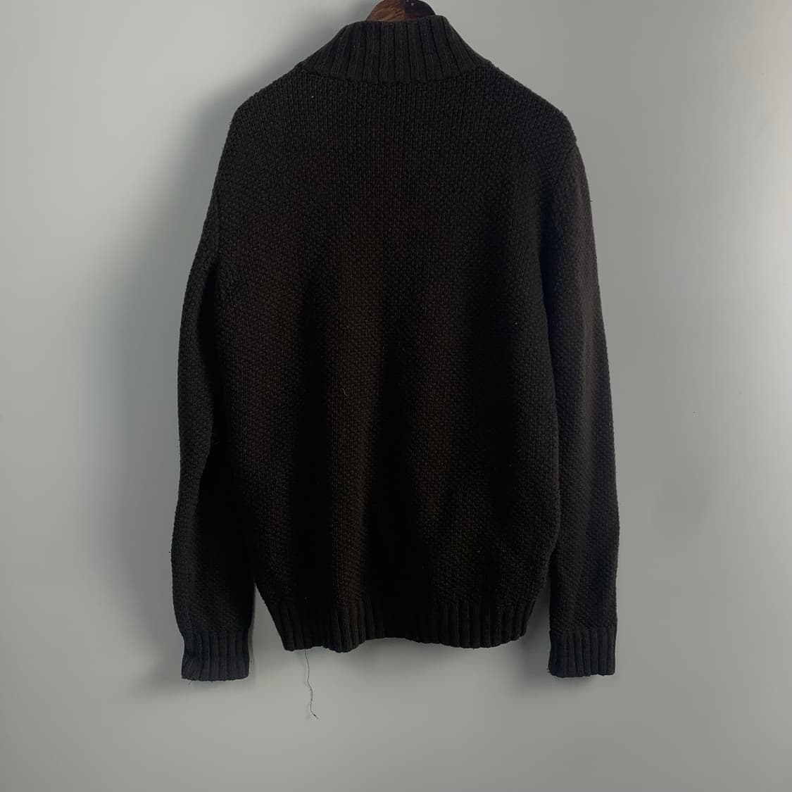 Hugo boss 브라운 니트 집업 상품이미지3