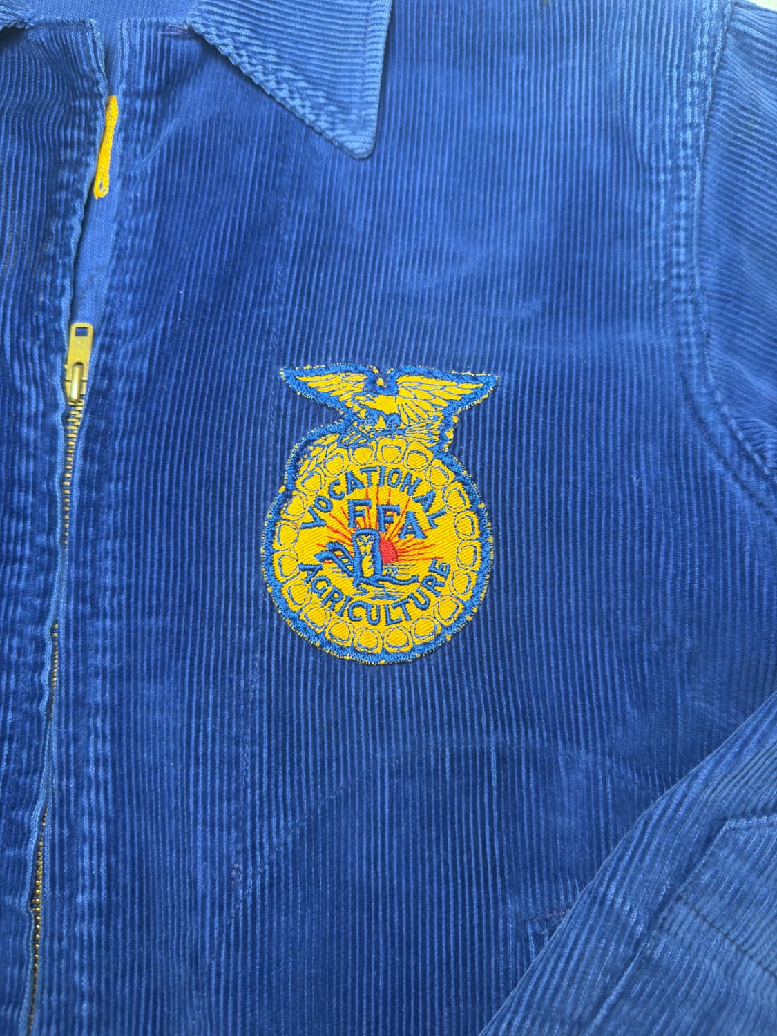 빈티지 블루 코듀로이 FFA 자켓 60-70s 상품이미지3