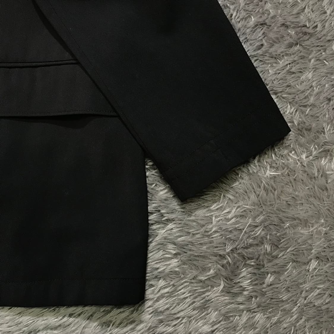 [[XL, A급] 커스텀멜로우 춘하 투버튼 블랙 자켓#342 상품이미지3