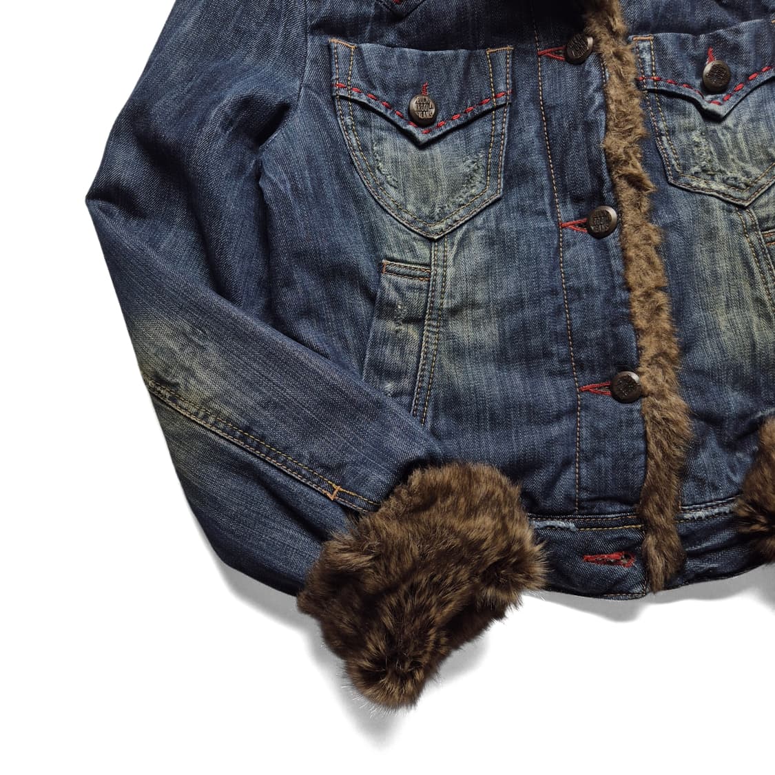 [M] 버커루 웨스턴 퍼 데님자켓 상품이미지3