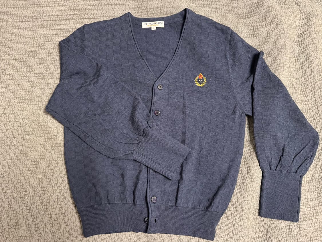 헤리티지플로스 네이비 가디건 S 상품이미지1