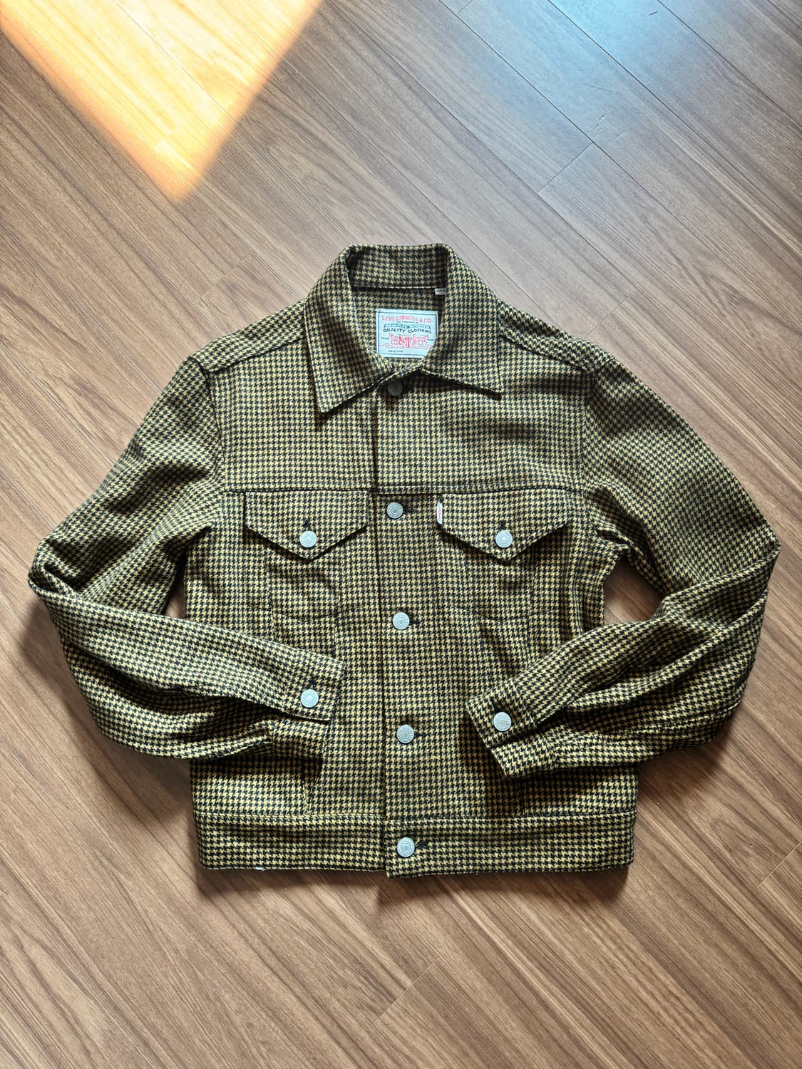 리바이스 화이트라벨 하운드투스 체크 울 자켓 상품이미지1