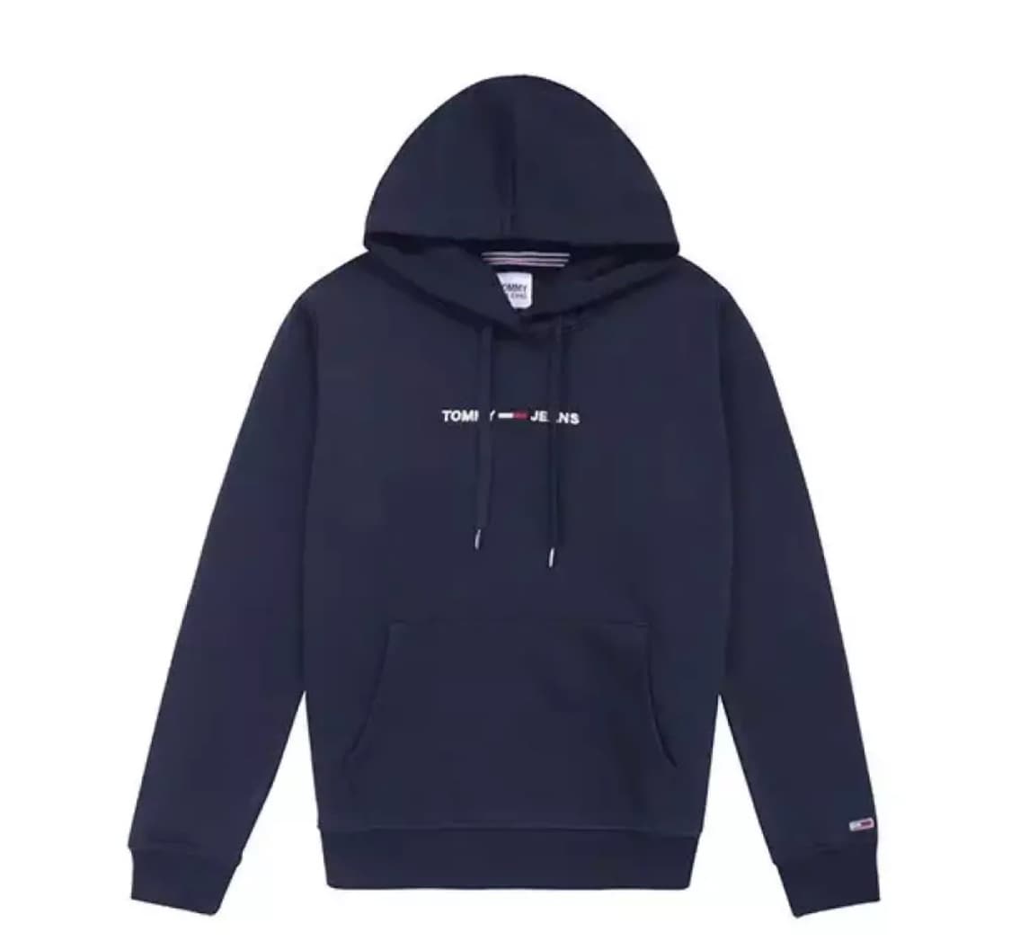 타미힐피거 타미진스 리니어로고 후드티 네이비 상품이미지1