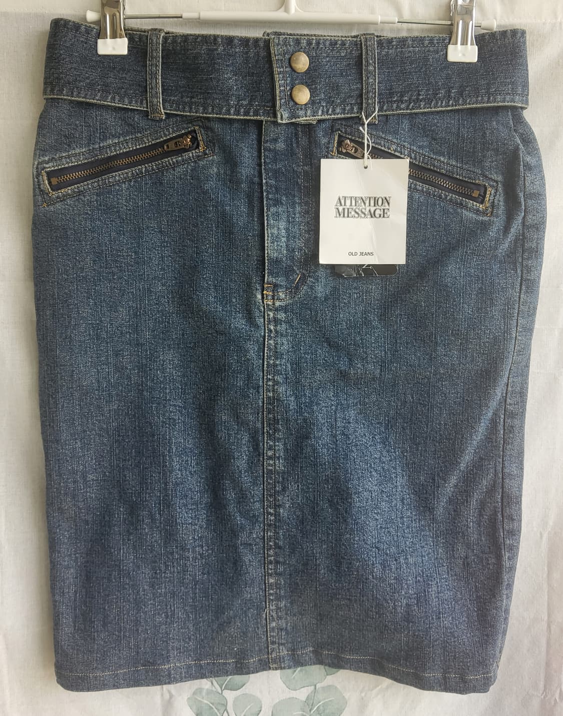 여성 데님 스커트 미사용 허리단면 35 상품이미지1