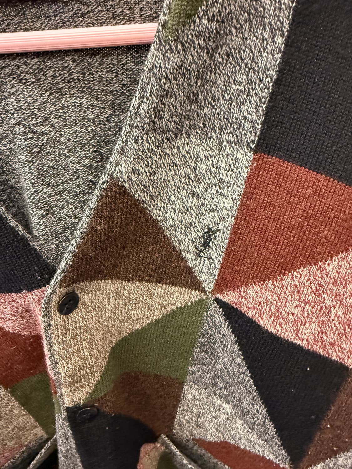 YSL 입생로랑 컬러패턴 가디건 상품이미지6