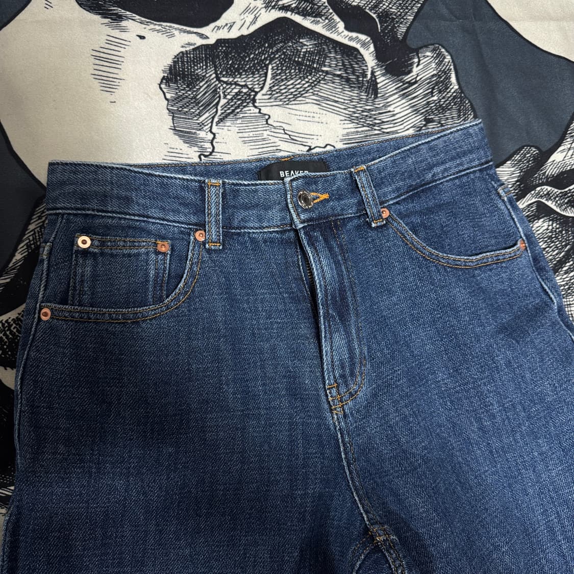 24년 비이커 데님팬츠 001 S 사이즈  상품이미지3