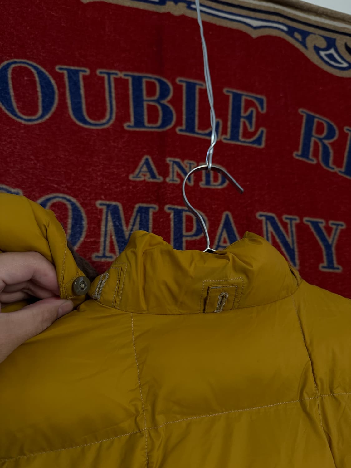 RRL Quilted Hood Padding Yellow XL 상품이미지6