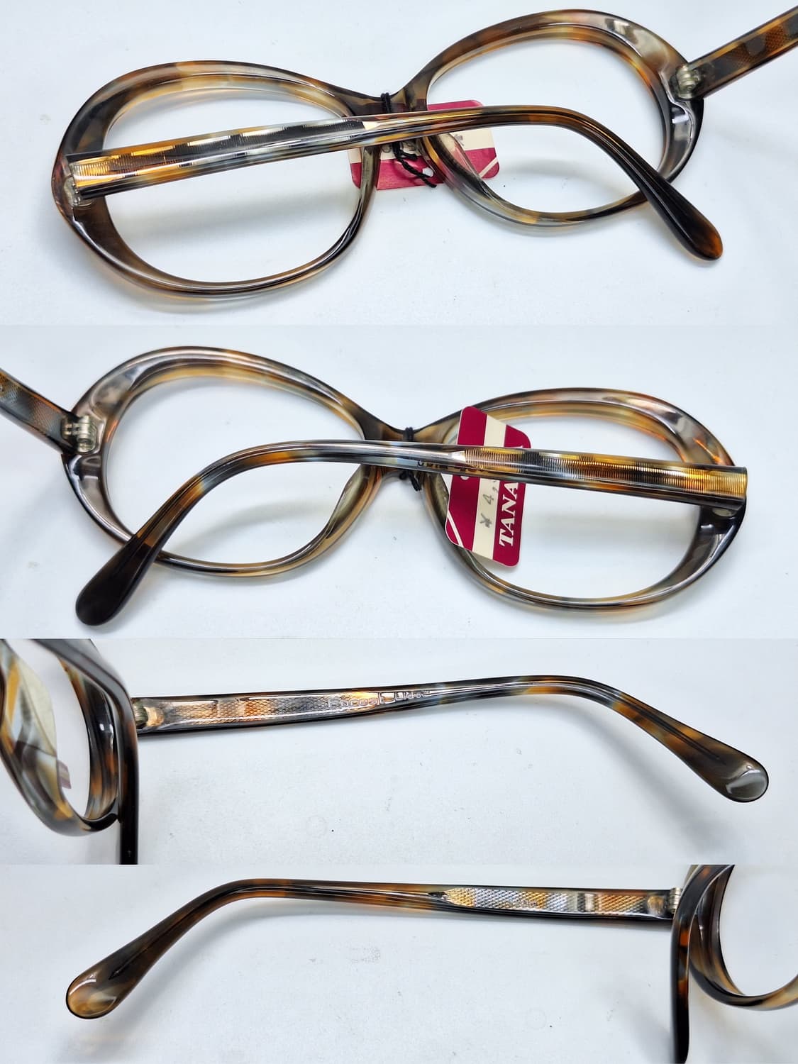 80s 일본 빈티지 데드스톡 미사용/Forest rido 안경테 52mm 상품이미지7