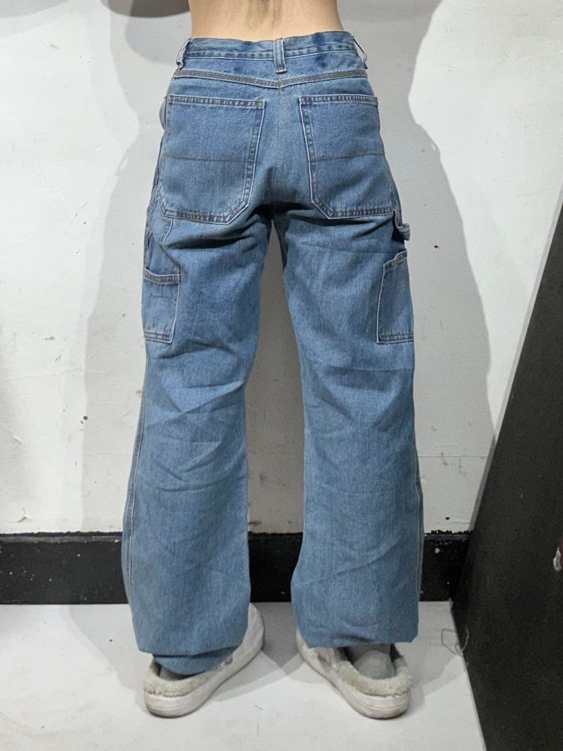 90s 빈티지 연청 해머 카펜터 데님 워크 팬츠 청바지  상품이미지3