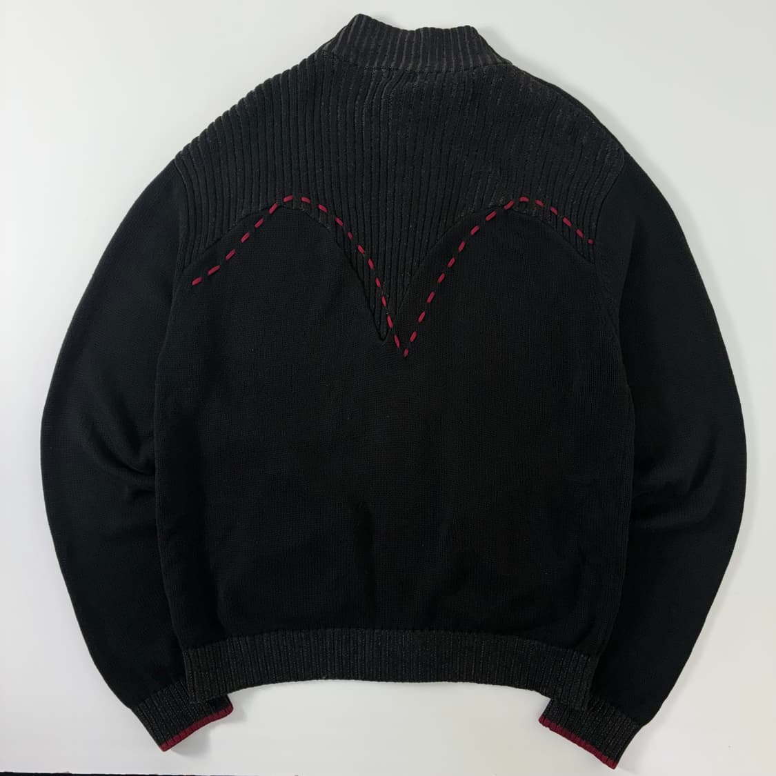 Levi's  리바이스 레드 스티치 코튼 니트 집업  상품이미지3