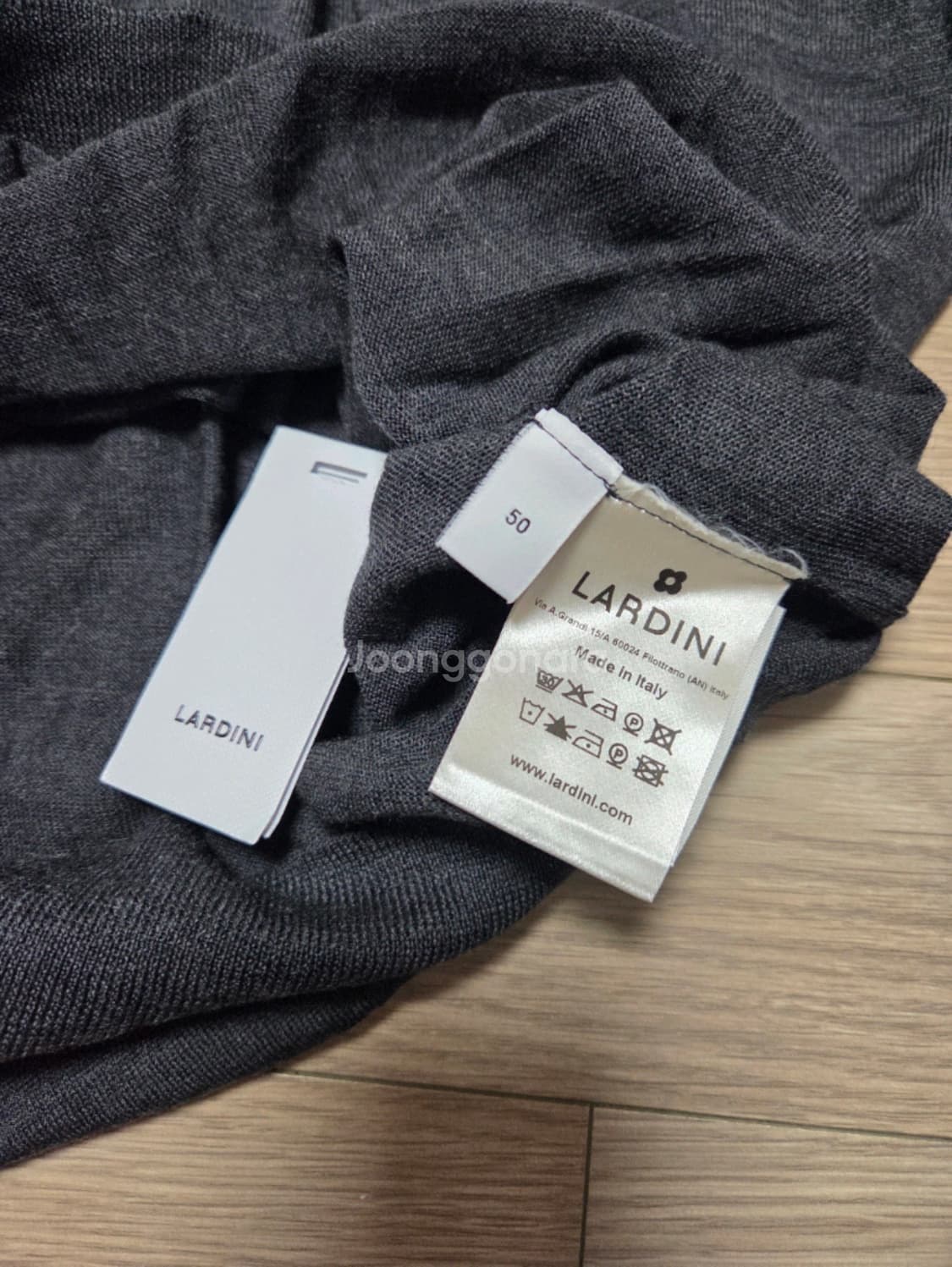 Lardini 라르디니 터틀넥 (100% wool) 새제품 Size 50 상품이미지3