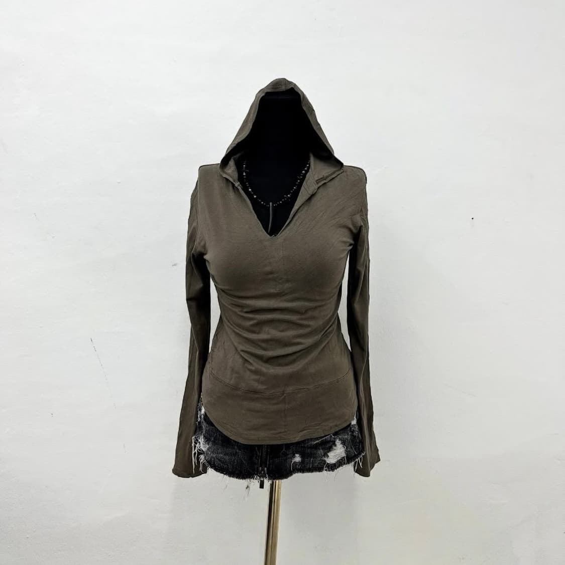 Grunge nomad layered hoodie 상품이미지1