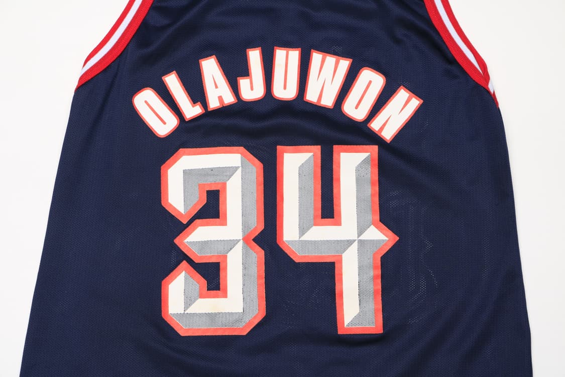 [S] 90's 챔피온 NBA 휴스턴 로키츠 하킴 올라주원 스윙맨 유니폼 상품이미지7