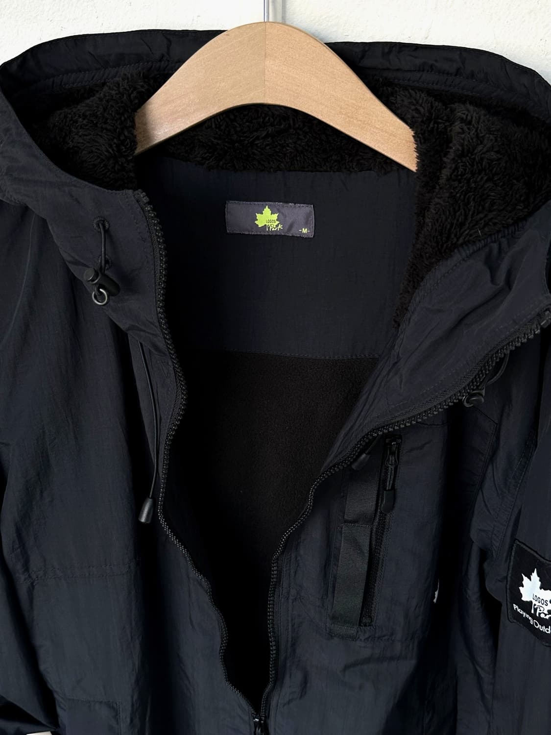 Inner fleece washed nylon utility parka 상품이미지4