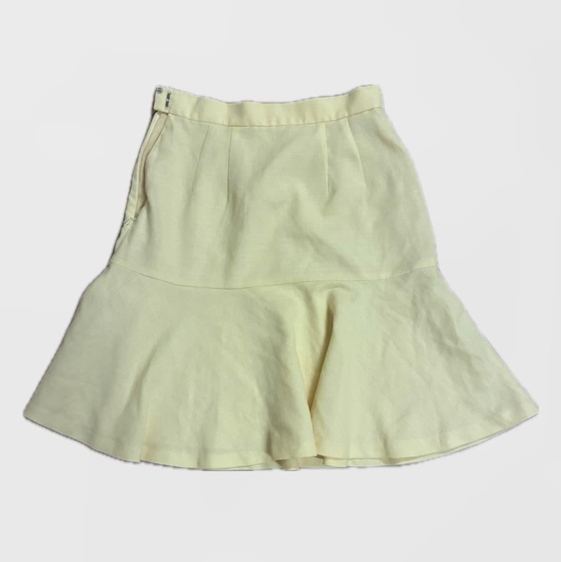 노란색 미디 스커트 상품이미지1