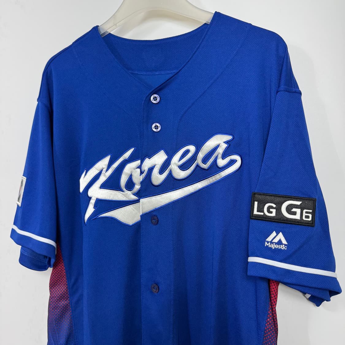 월드베이스볼클래식 WBC 장원준 28 국대 원정 유니폼 상품이미지3