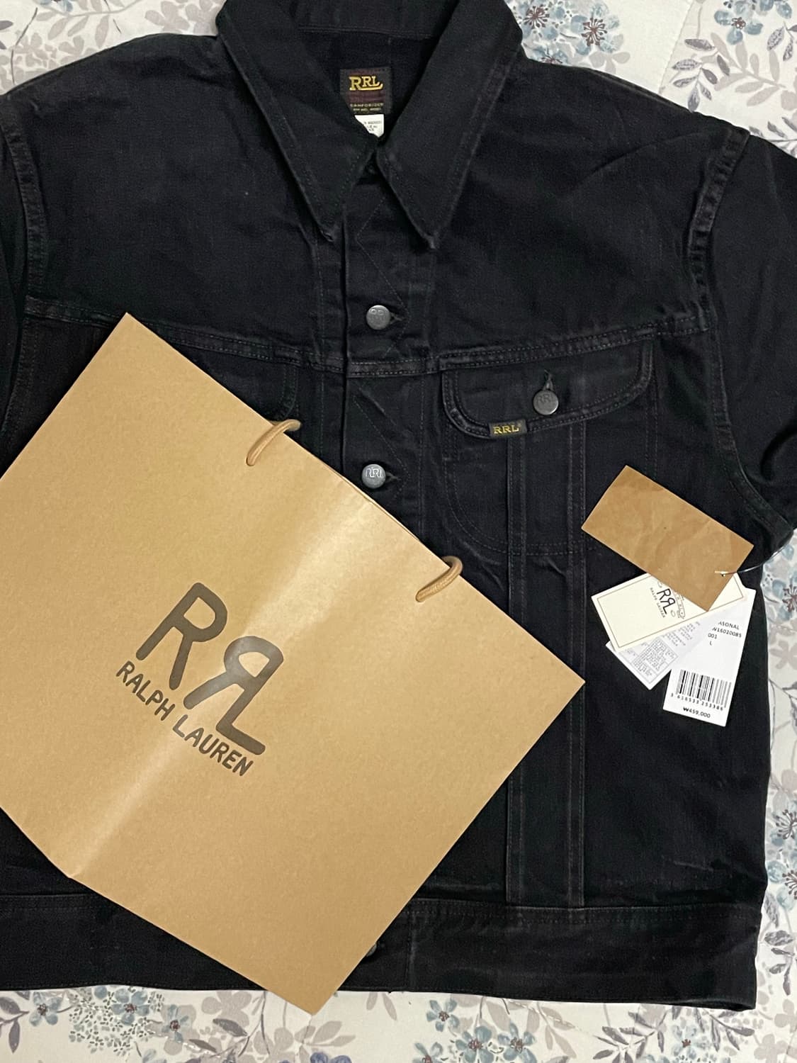 더블알엘lot271 자켓 블랙 (L size 새상품) 상품이미지1