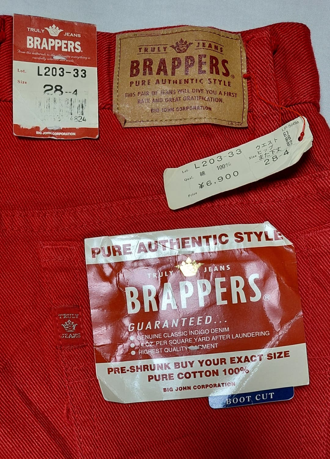 90s 빈티지 빅존(Big John) Brappers 부츠컷 (24) 상품이미지6