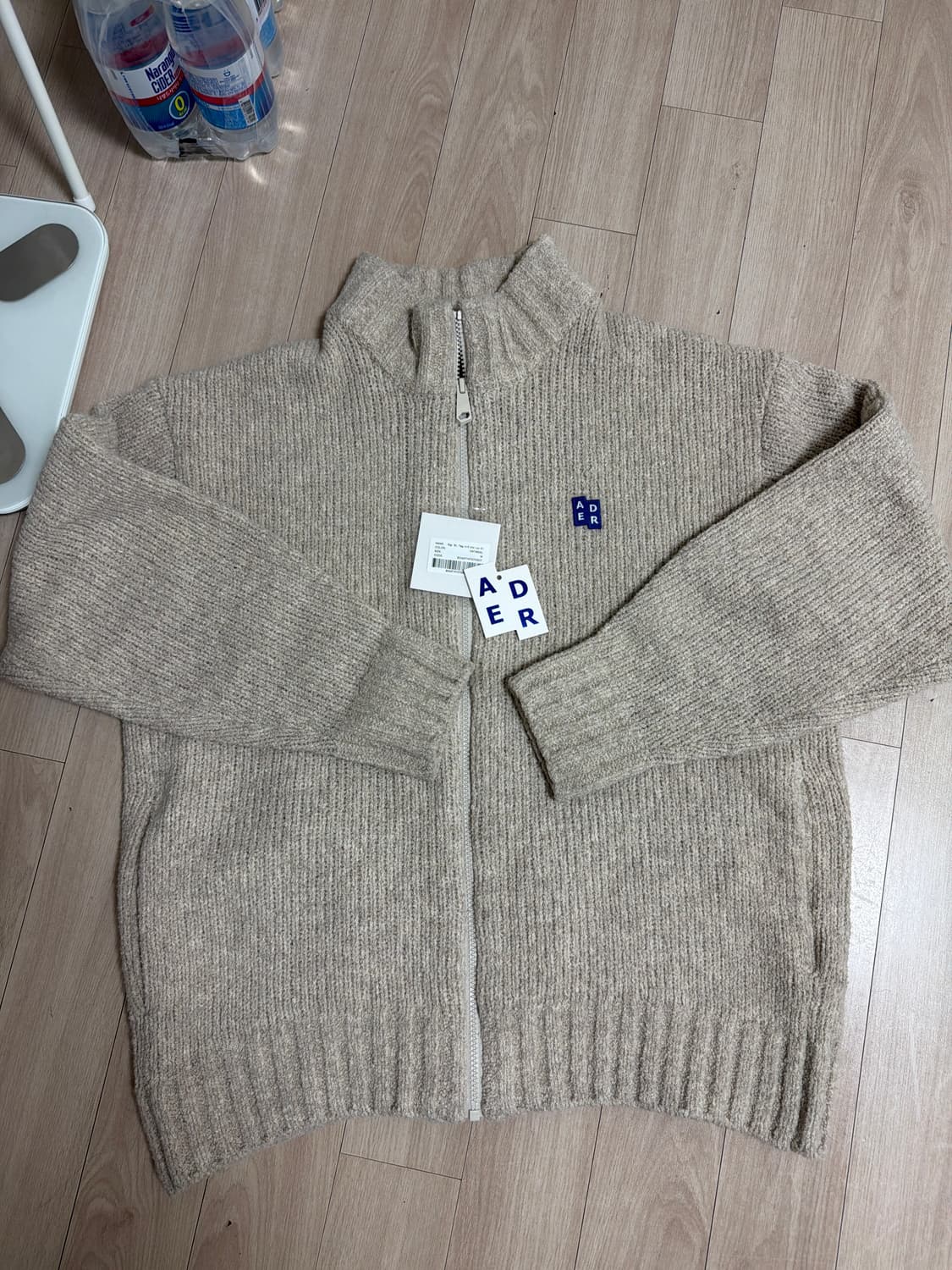 아더에러 시그니피컨트 니트 집업 01 오트밀/M 상품이미지3