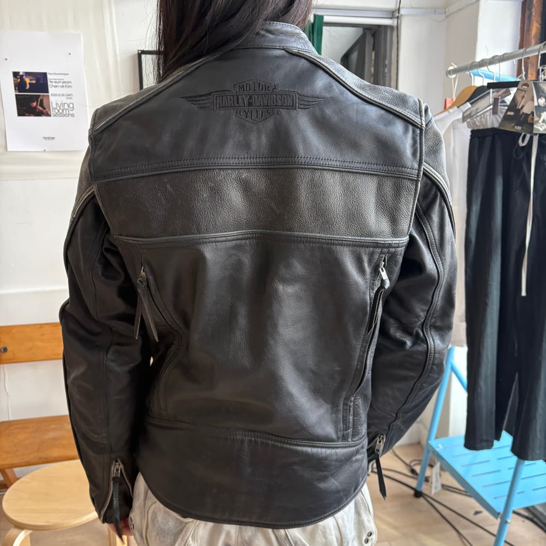 할리데이비슨 모터사이클 레더 자켓 상품이미지2