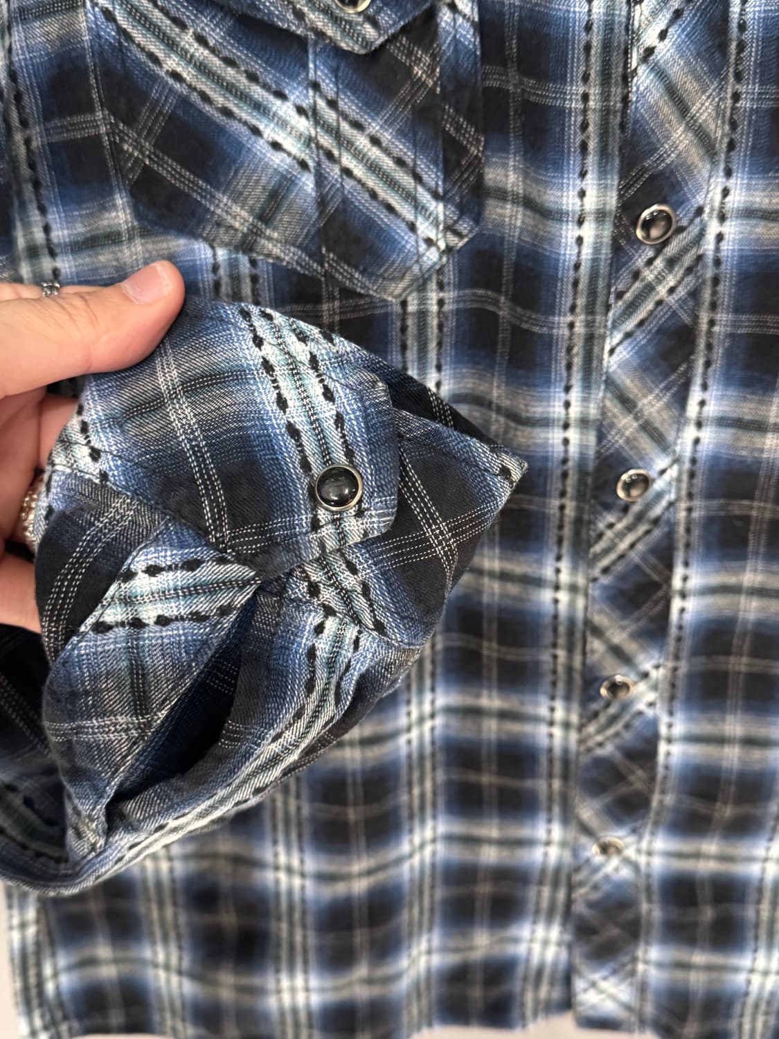 Thruxton 체크패턴 웨스턴셔츠  상품이미지6