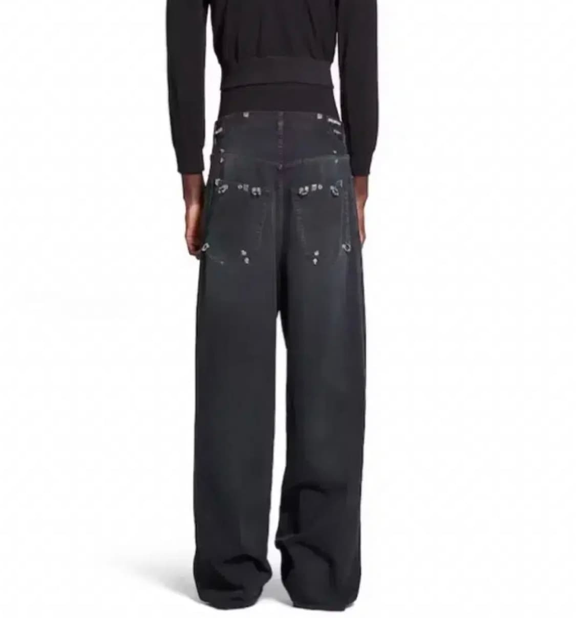 [ xs ] 발렌시아가 피어싱 팬츠 상품이미지1