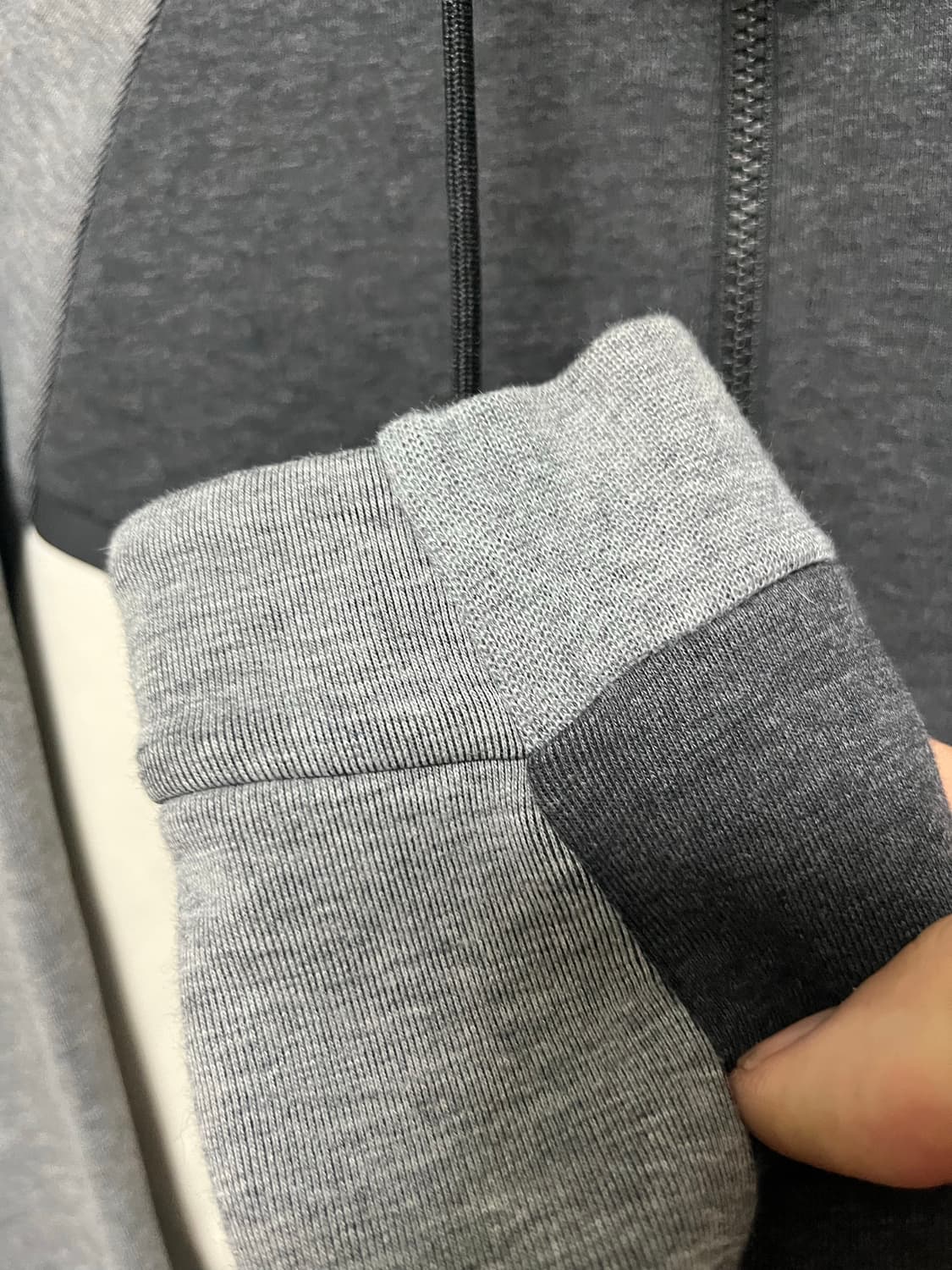 나이키 테크팩 후드집업 그레이/아이보리 상품이미지4