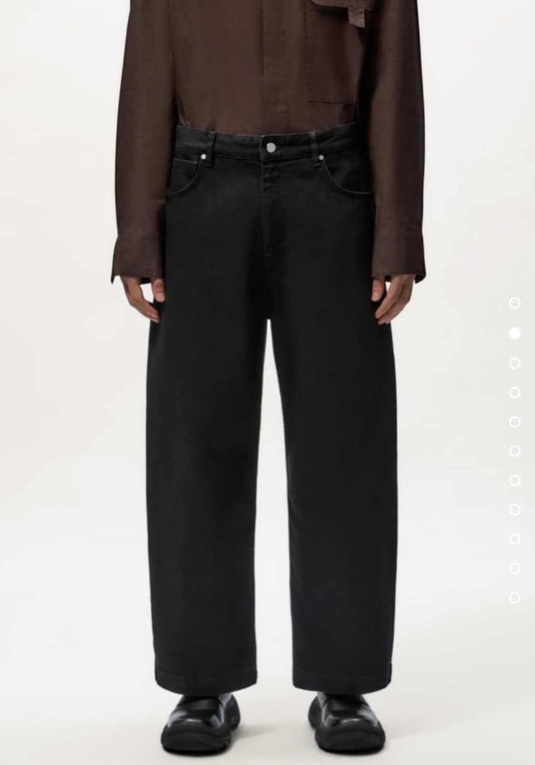 자라 x 스튜디오니콜슨 벌룬진 블랙 상품이미지1