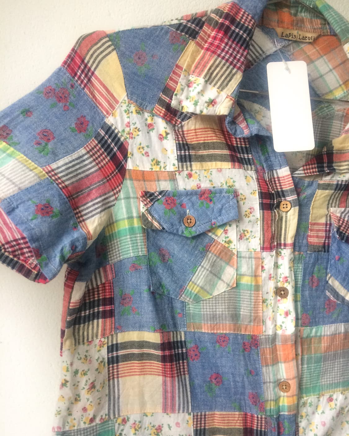 Patch work shirt 상품이미지5
