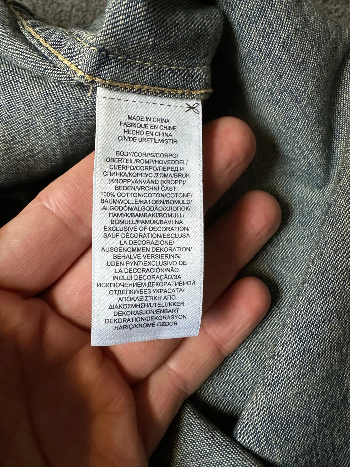 랄프로렌 데님 셔츠 원피스 M 상품이미지4