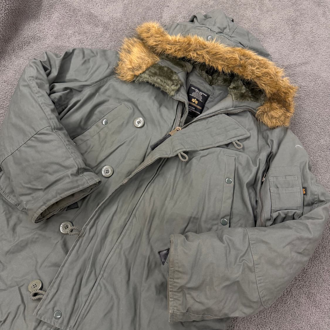 [ 정품/XL ] 알파인더스트리 n3B 야상 파카 상품이미지1