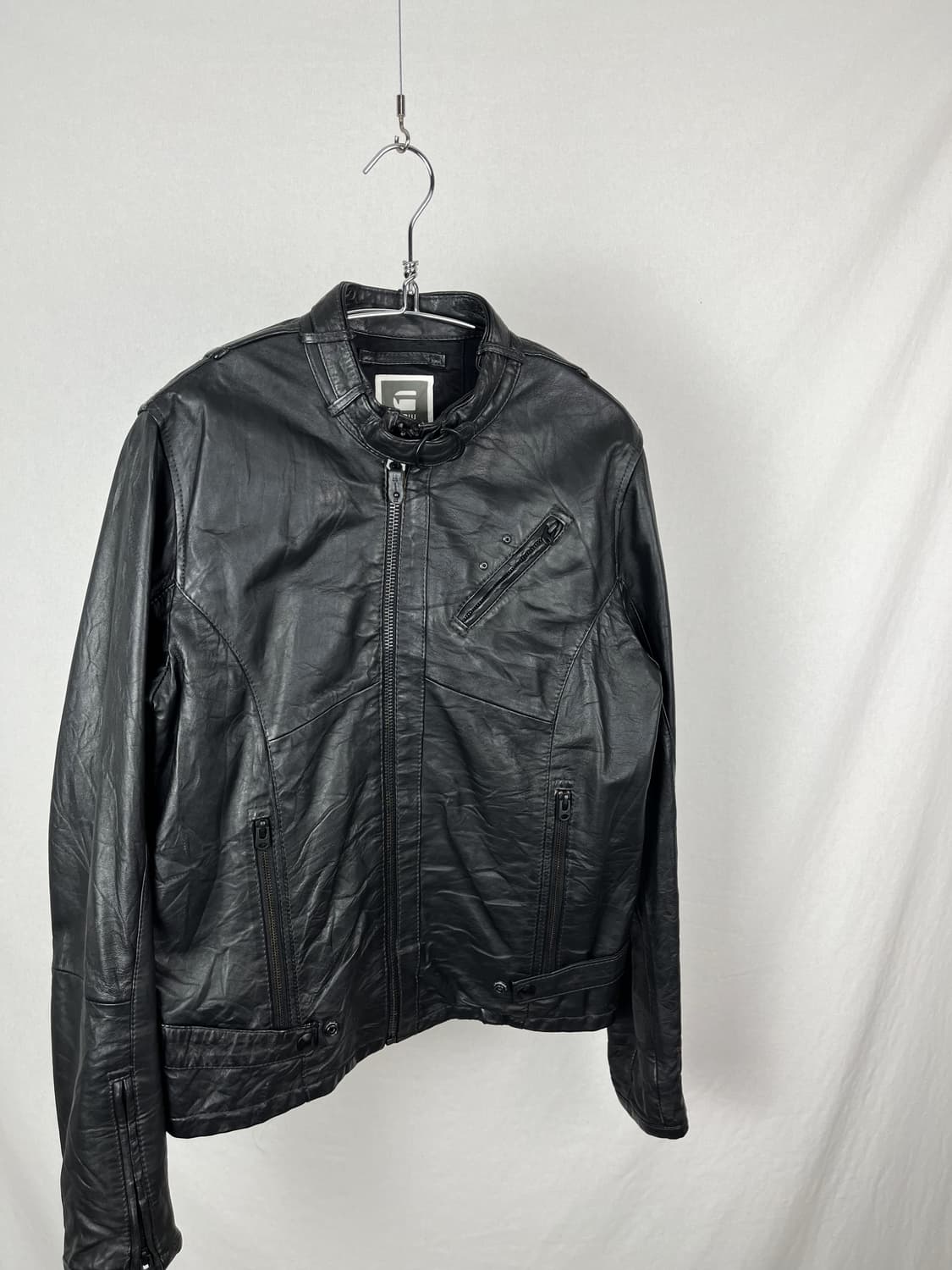 G-Star Raw 바이커 레더자켓 상품이미지3