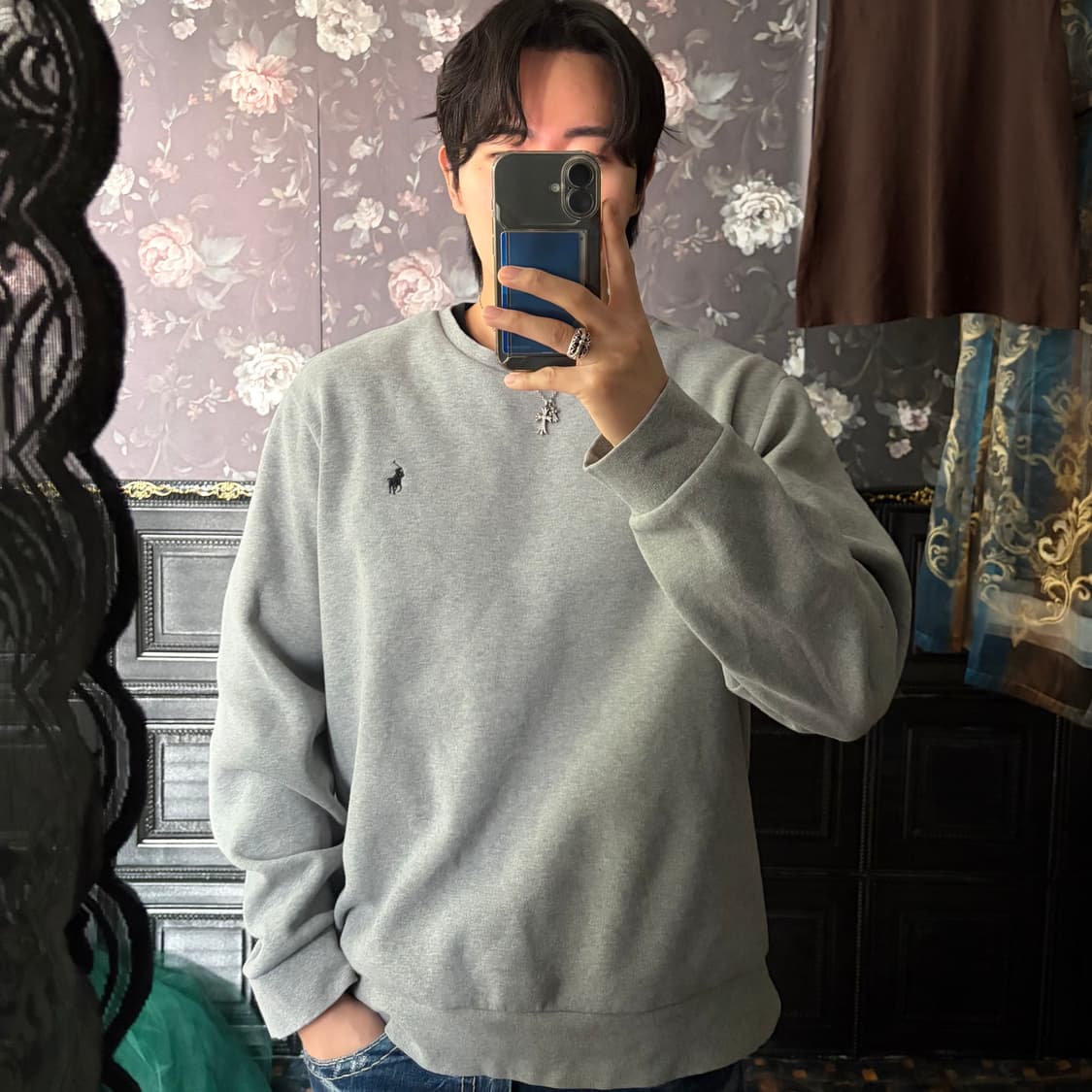 a158) 폴로랄프로렌 포니 기모 맨투맨 상품이미지1