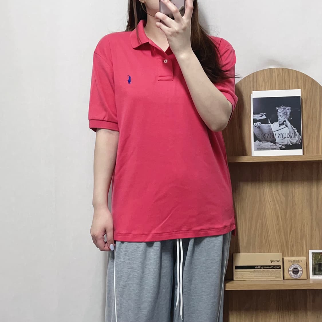 [정품] 폴로 플럼 / 네이비포니 반팔카라티 [ M ] 상품이미지1
