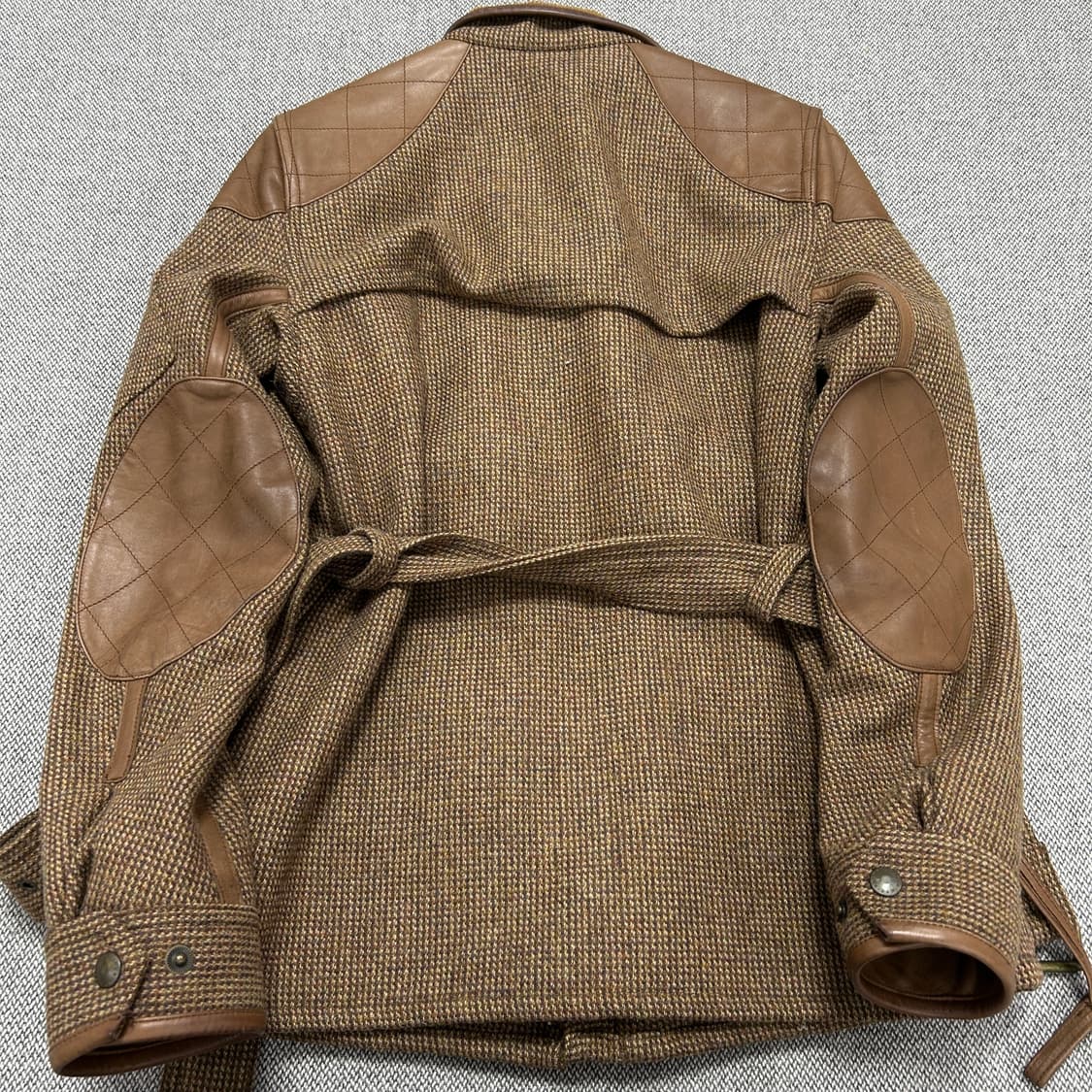 폴로 랄프로렌 우먼스 카프스킨 울 벨티드 자켓(2) 상품이미지7