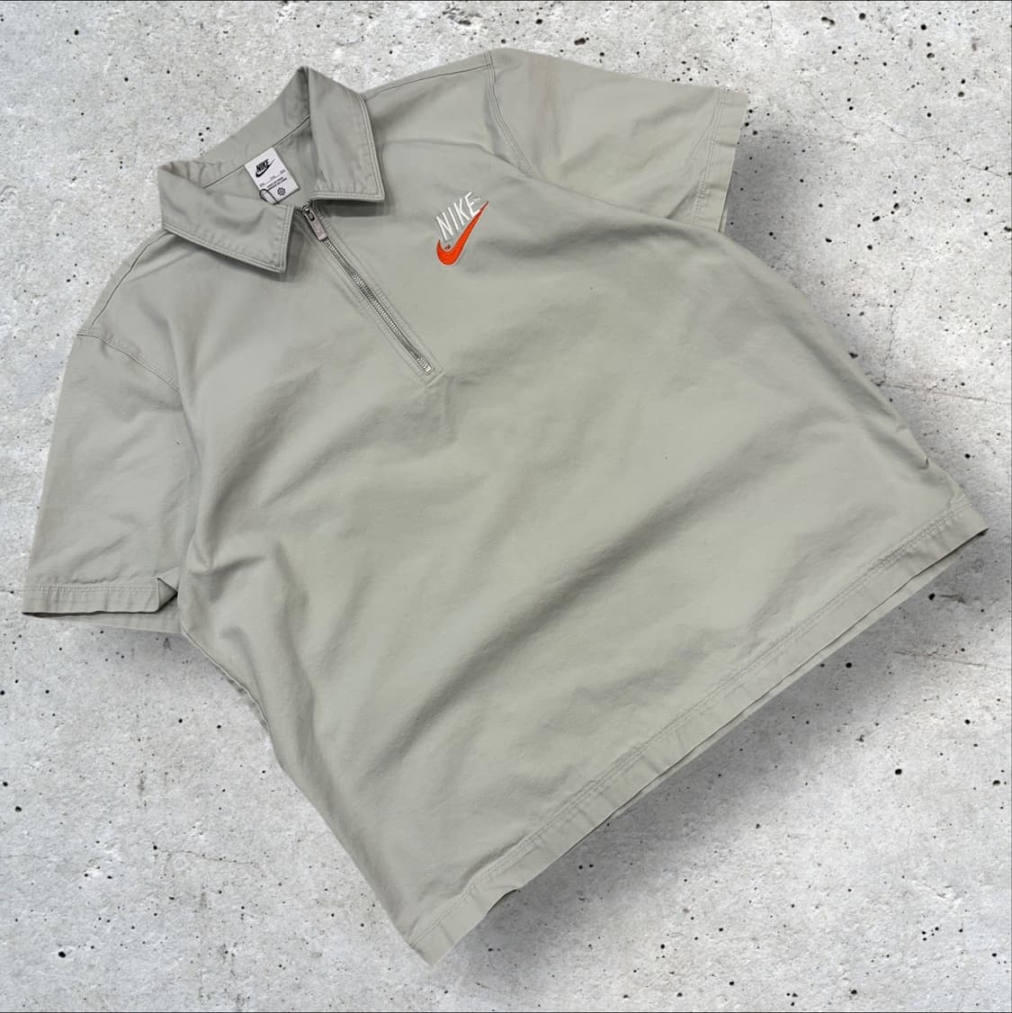 [2XL] 나이키 하프집업 스우시 반팔 티셔츠 B729 상품이미지1