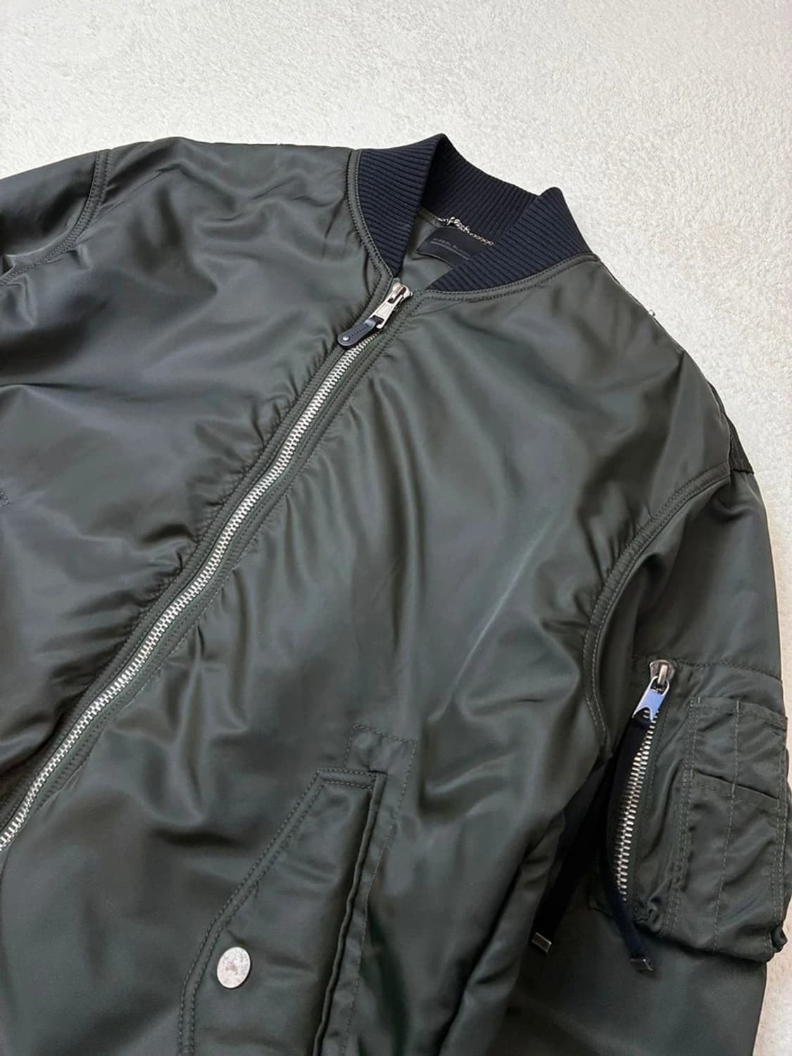 디젤 블랙 골드 MA-1 밀리터리 피쉬테일 블루종 자켓 PN5752 상품이미지2