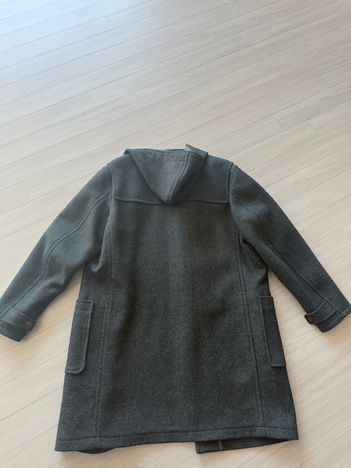 rrl 더블알엘 울 더플코트 다크그레이 xl 상품이미지5