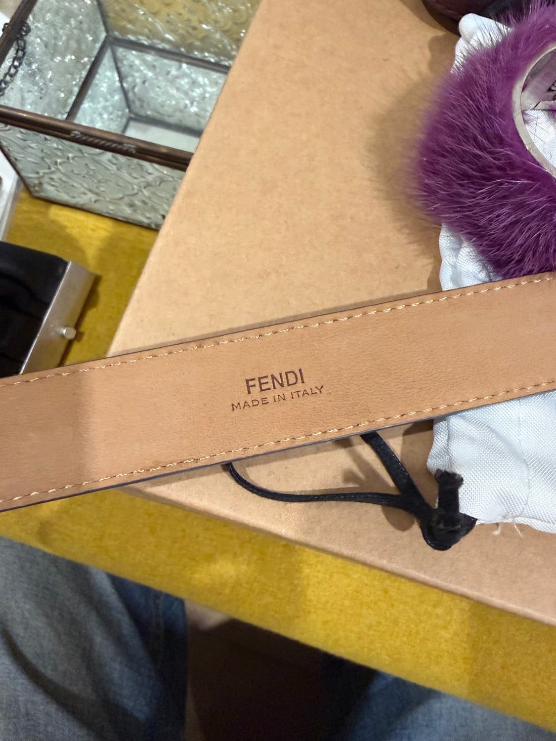 FENDI 펜디 퍼플 밍크팔찌.FF벨트  상품이미지6