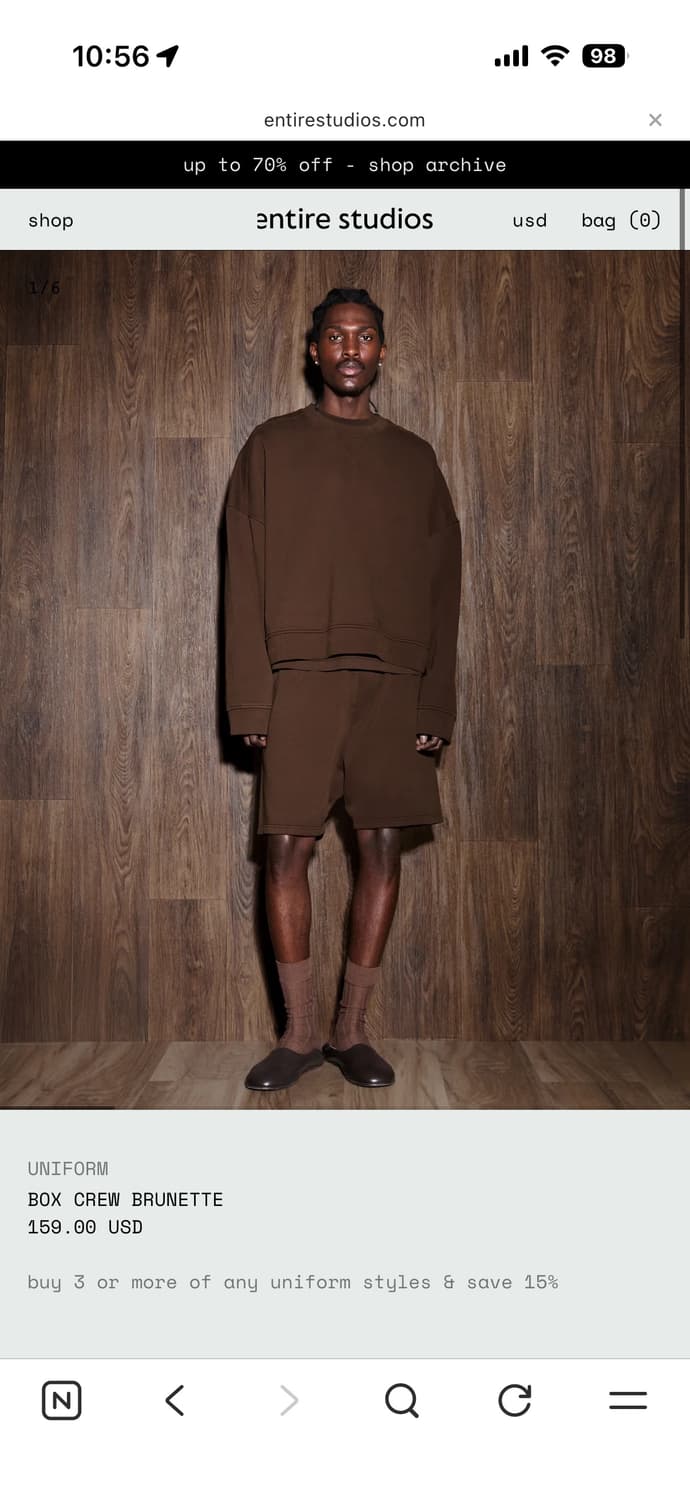 entire studios BOX CREW BRUNETTE -xs 상품이미지2