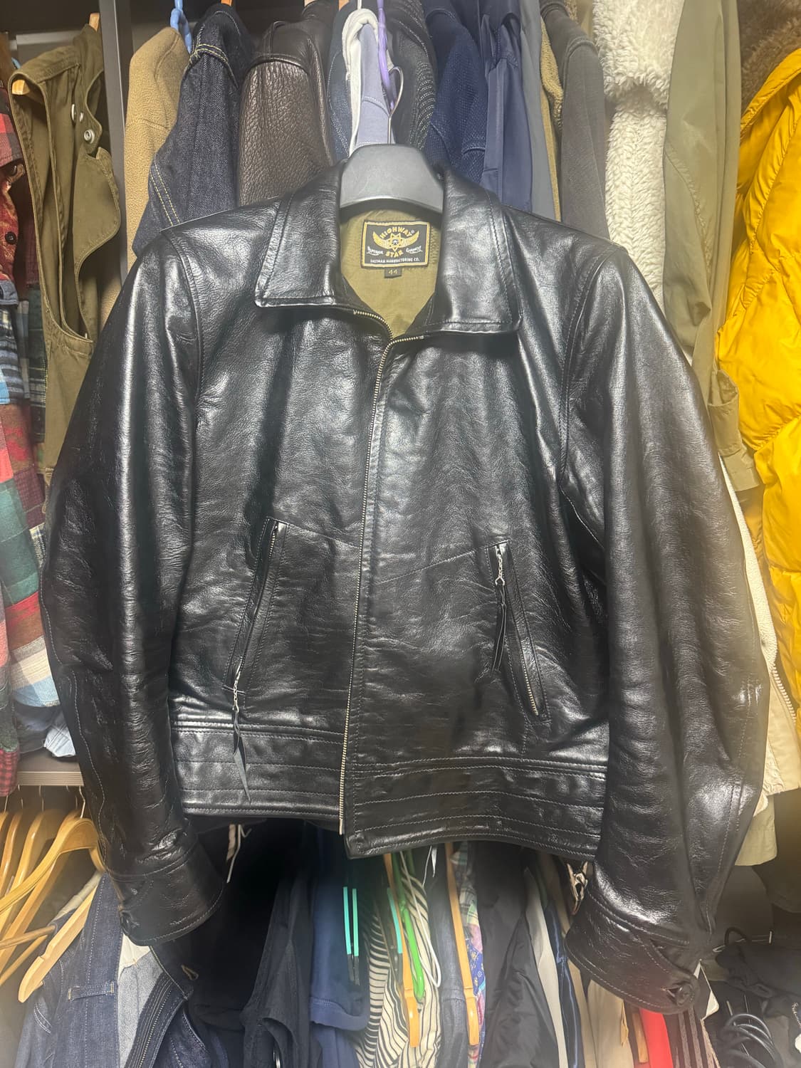 이스트맨레더 하이웨이스타 44사이즈 판매 상품이미지2