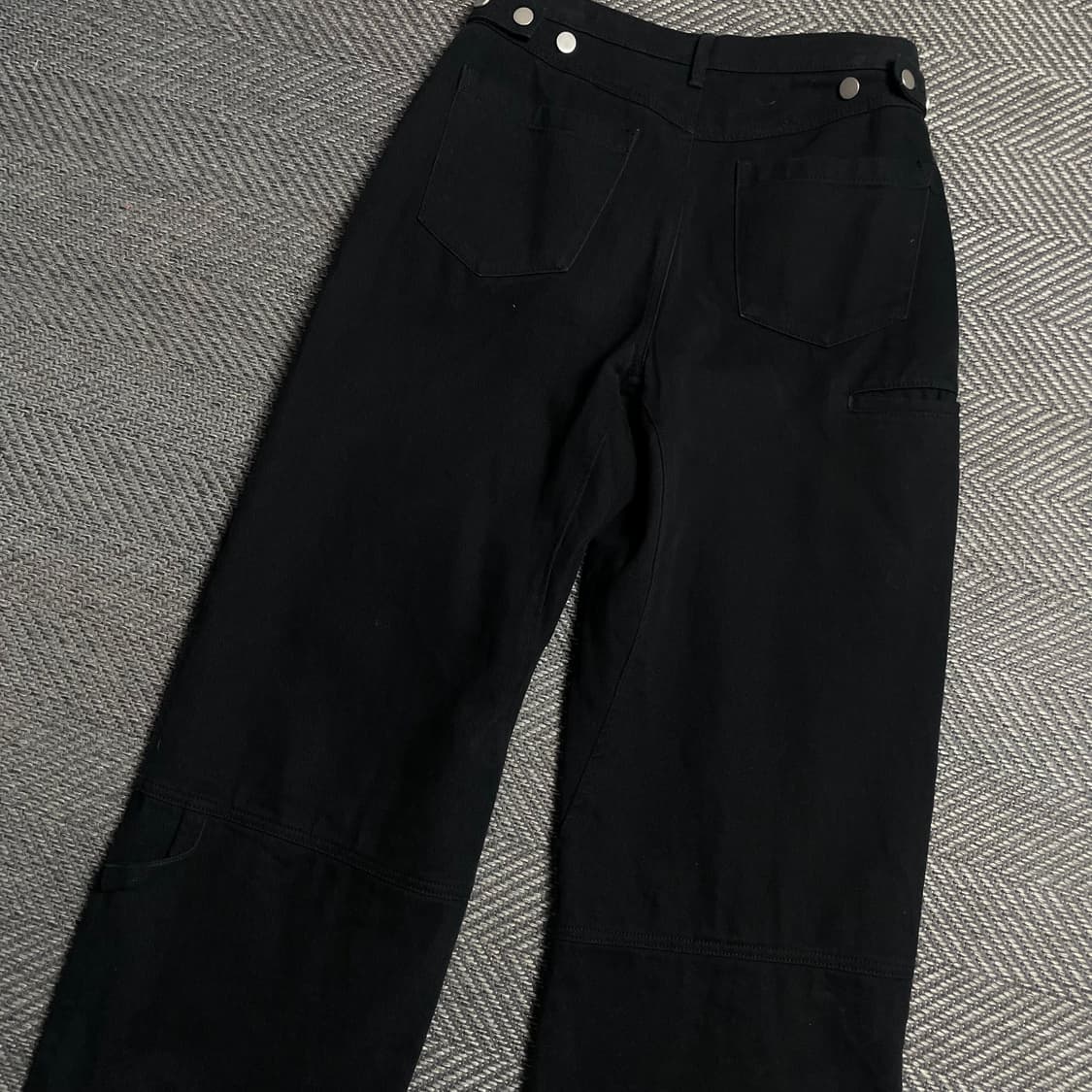 Deep House 와이드 카펜터 디테일 팬츠y 5385 상품이미지5