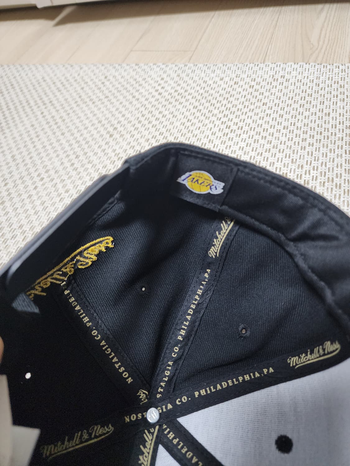  미첼앤네스 로스앤젤레스 레이커스 코비 브라이언트 챔피언 824 스냅백 상품이미지8