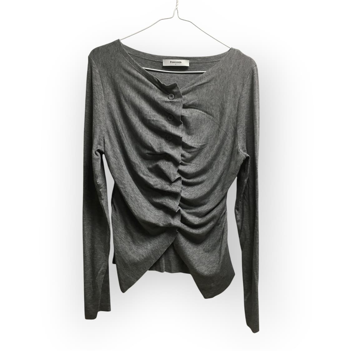 에잇세컨즈 셔링 가디건 상품이미지1