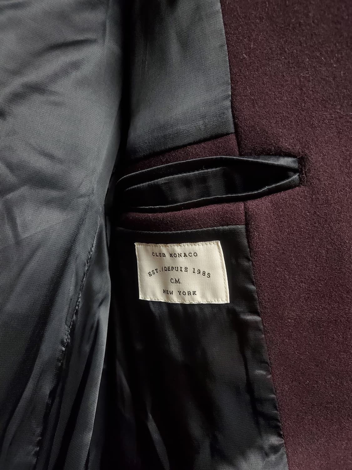 클럽모나코 남성이탈리아패브릭 코트 상품이미지2