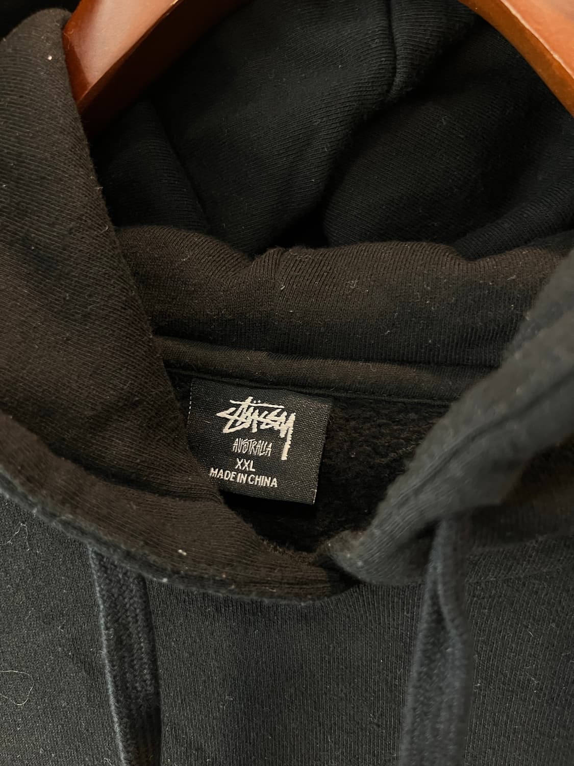 90s 빈티지 스투시 후디블랙 XL 상품이미지4