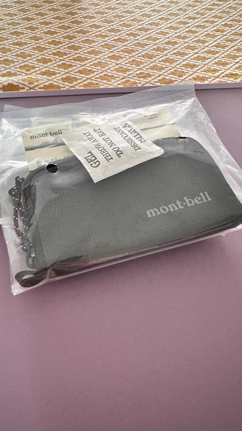 [블랙] 새상품 몽벨 주우재 지갑 미니 월렛 남자 여자 경량 상품이미지1