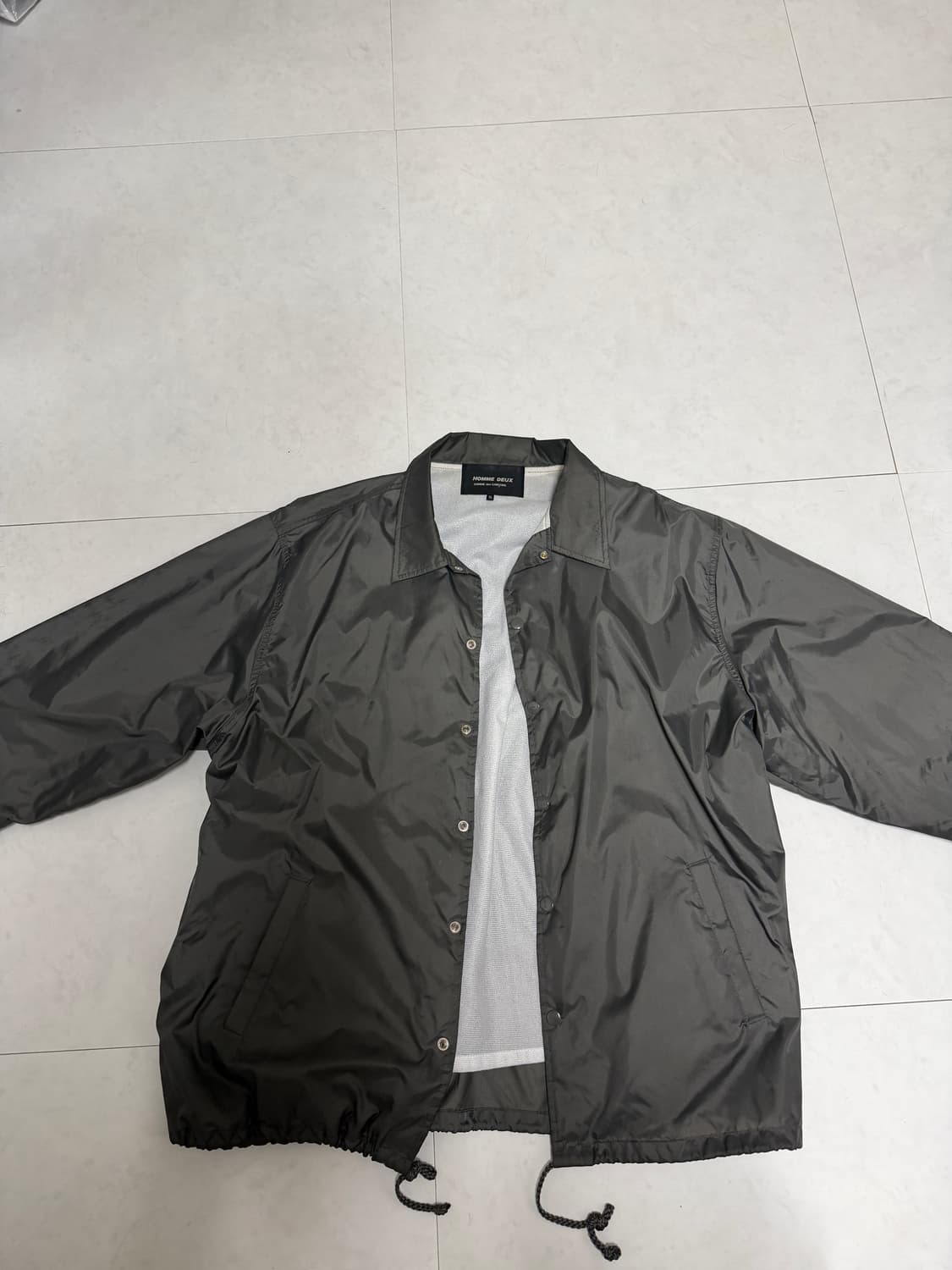 꼼데가르송옴므 自由な背広 자켓 그레이 상품이미지2