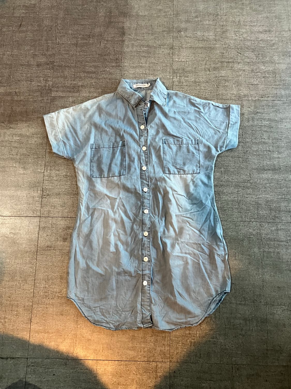 일본빈티지 Misslook 하구미모리걸 아메카지 데님원피스 상품이미지1