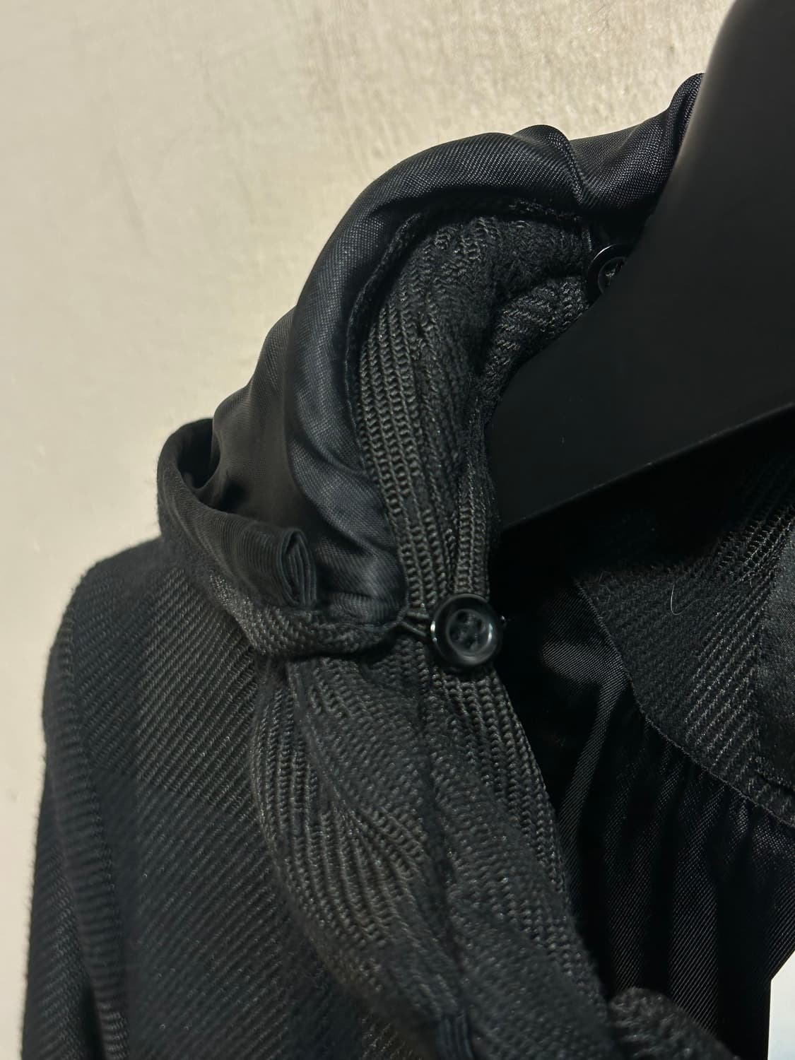 마쥬 후드 패턴 미디 코트 상품이미지6